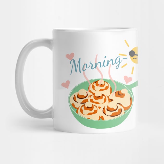 Morning Cinnamon Rolls by LulululuPainting